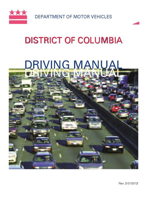 District of columbia driver's manual. Things To Know About District of columbia driver's manual. 